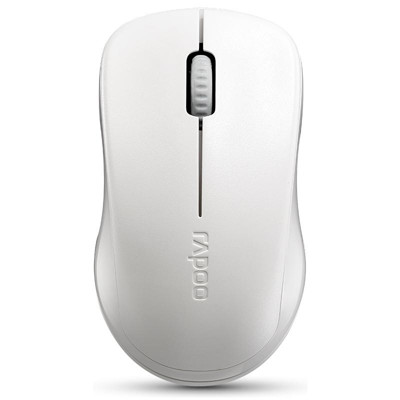 Rapoo1680 2.4GHz 1000 DPI 3 Buttons Business Office Desktop Computer Notebook Mute Portable Power Saving Wireless Mouse (White)  |  Wireless Mice Computer Accessories Wireless Mice