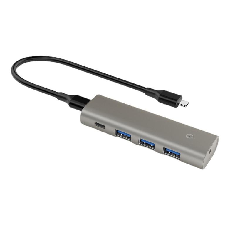 Rocketek HC466 USB3.2 Gen2 Type-C 4 in 1 HUB Adapter  |  USB Hubs Computer Accessories USB Hubs