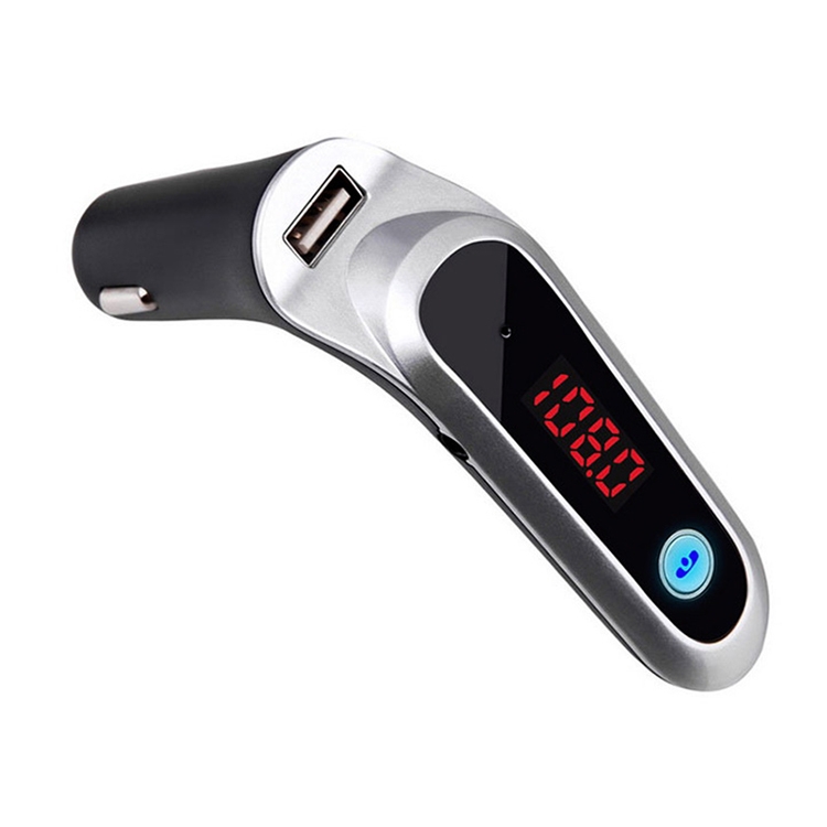 S7 Smart Digital Display Music Player Calling Car Charger, Color: Silver – S7 Silver  |  Bluetooth Car Kits Bluetooth Car Kits Bluetooth Car Kits