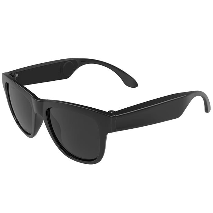 SINDE G1 Bone Conduction Bluetooth Sunglasses – Black USB Port  |  Wearable Gadgets Wearable Devices Wearable Gadgets