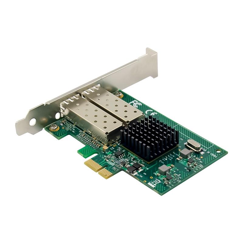 ST7257 PCIE X1 82576EB Dual Port SFP Ethernet Card NIC  |  USB Network Adapter Computer Accessories USB Network Adapter