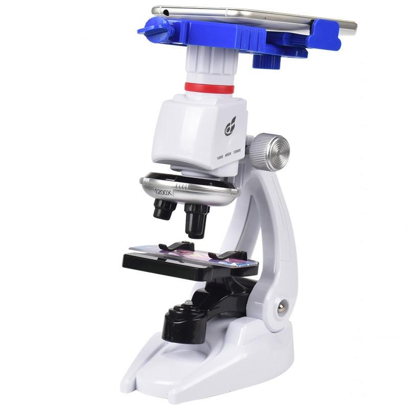 Students Scientific Experimental Equipment Biological Microscope, Style: C2156 With Phone Holder  |  USB Microscopes Computer Accessories USB Microscopes