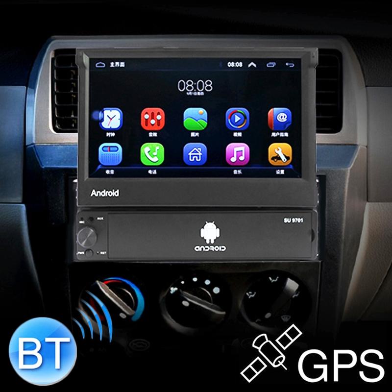 SU 9701 1GB+16GB 7 inch HD Foldable Universal Car Android Radio Receiver MP5 Player, Support FM & Bluetooth & TF Card & GPS & Phone Link & WiFi  |  Car MP4 MP5 Players Car Electronics Car MP4 MP5 Players