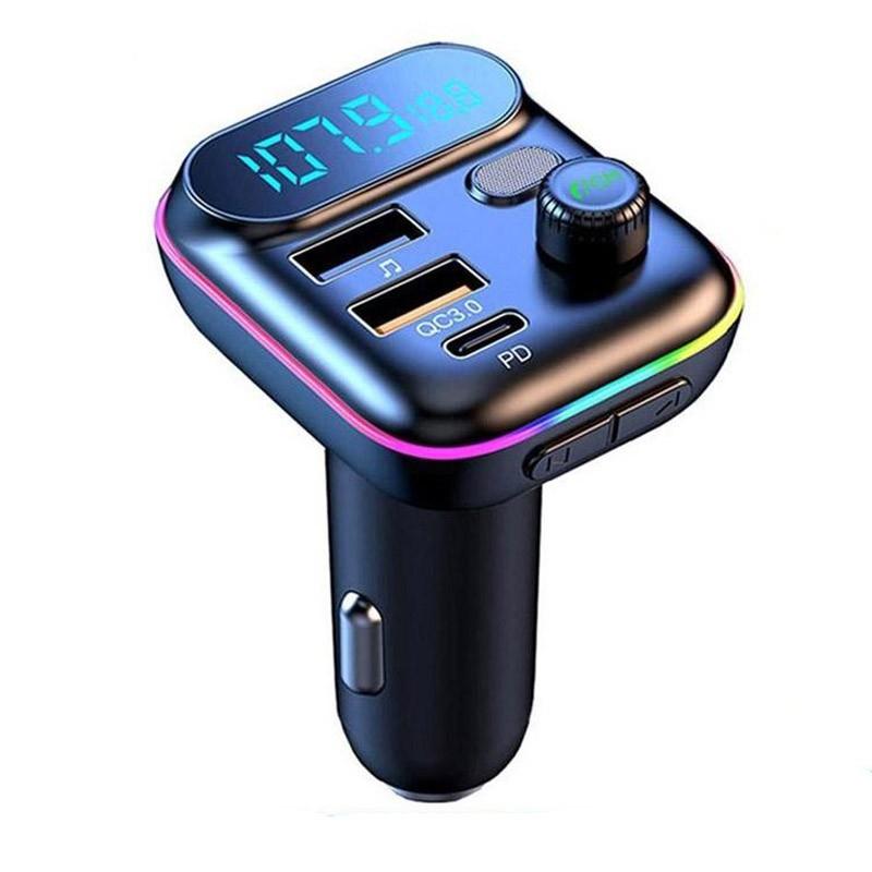 T70 Car MP3 Player FM Transmitter with Bluetooth USB Car Mobile Charger QC3.0 Quick Charge U Disk Music Player FM Modulator  |  Bluetooth Car Kits Bluetooth Car Kits Bluetooth Car Kits