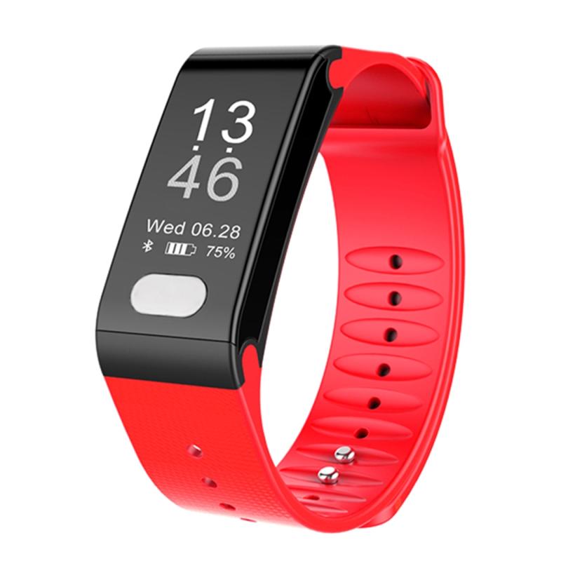 TLW T6 Fitness Tracker 0.96 inch OLED Display Wristband Smart Bracelet, Support Sports Mode / ECG / Heart Rate Monitor / Blood Pressure / Sleep Monitor (Red) – T6 Red  |  Smart Bracelets Smart Bracelets Smart Bracelets