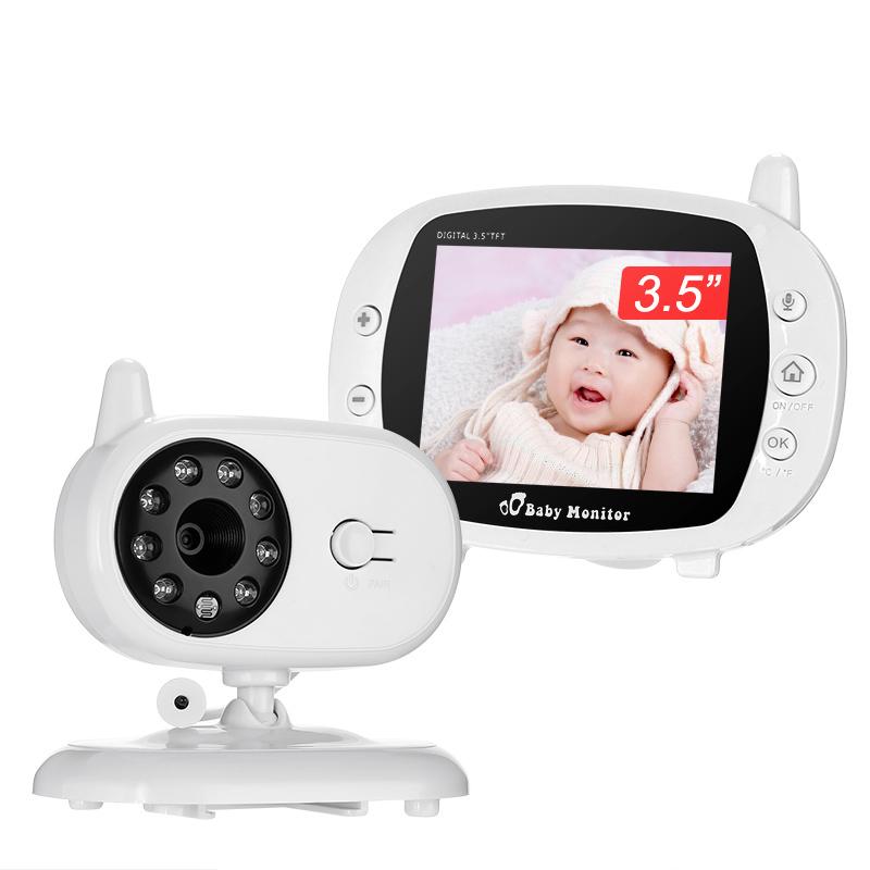 Two Way Audio Wireless Baby Monitor with 3.5 Inch Screen (3M Night Vision, Temperature Monitor, Play Songs)  |  Baby Monitors Baby Monitors Baby Monitors