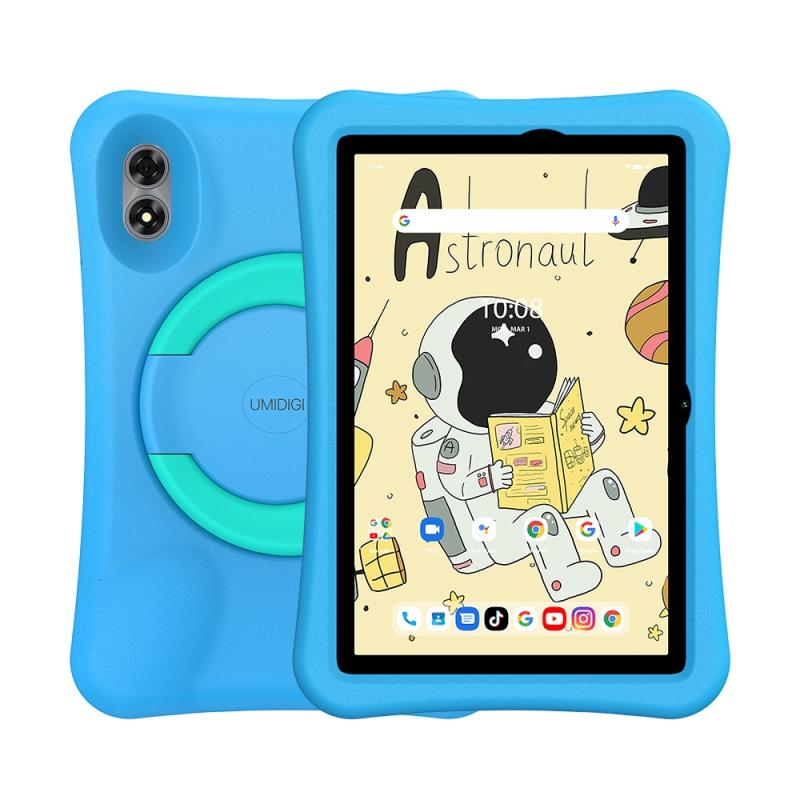 UMIDIGI G1 Tab Kids Tablet PC 10.1 inch, 4GB+64GB, Android 13 RK3562 Quad-Core, Global Version with Google, EU Plug (Sea Blue)  |  Kid Tablet Computers Kid Tablet Computers Kid Tablet Computers