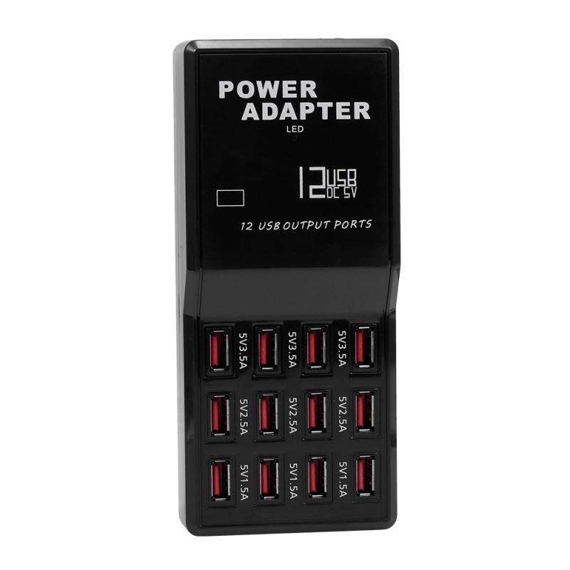 Universal 12-Port USB Smart Charging Station with Charger Dock for Home / Office  |  More USB & PC Accessories Computer Accessories More USB & PC Accessories