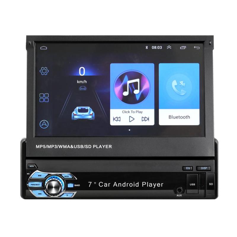 Universal 7 Inch 1 DIN Android Car MP3 MP5 Multimedia Player with GPS Navigation, MirrorLink / CarPlay, Steering Wheel Control  |  Car DVD Players Car DVD Players Car DVD Players