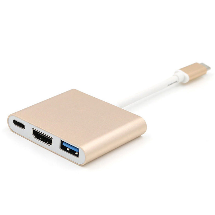 USB 3.1 Type-C to USB 2.0 / HDMI / Type-C Converter Adapter – Antique White  |  Adatpers / Converters / Cables Adatpers / Converters / Cables Adatpers / Converters / Cables