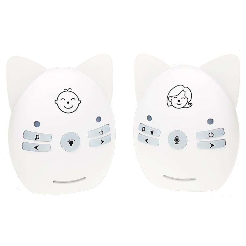 V30 Wireless Audio Baby Monitor Support Voice Monitoring + Intercom + Night Light without Battery (White)  |  Baby Monitors Baby Monitors Baby Monitors