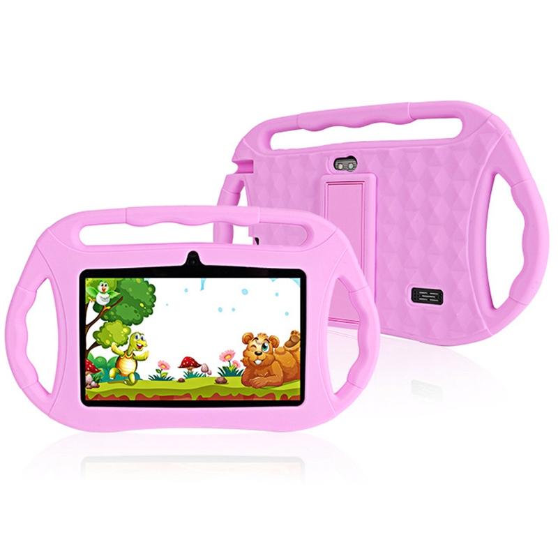 V88 Kid Tablet 7 inch, 2GB+32GB, Android 11 Allwinner A100 Quad Core CPU Support Parental Control Google Play (Pink)  |  Kid Tablet Computers Kid Tablet Computers Kid Tablet Computers