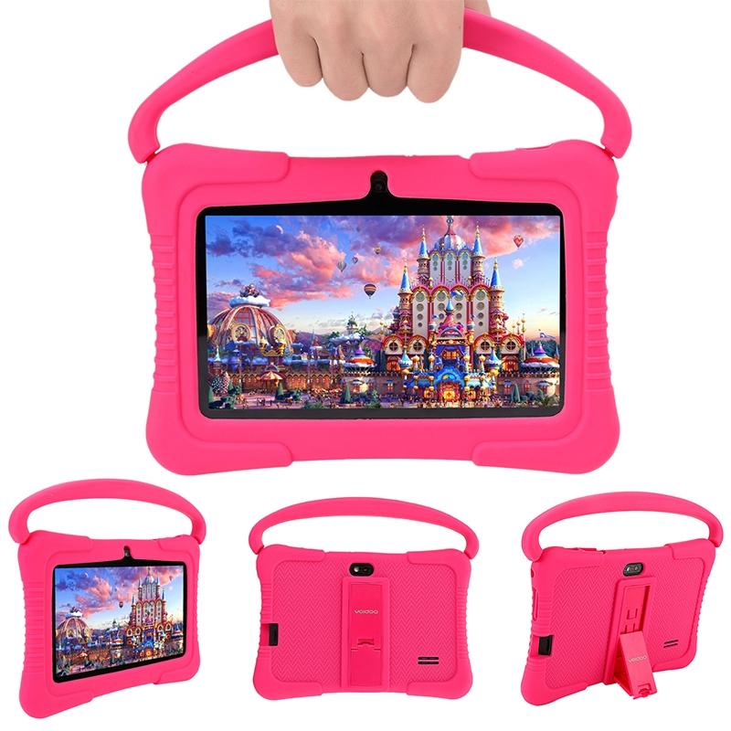 V88 Portable Kid Tablet 7 inch, 2GB+32GB, Android 10 Allwinner A100 Quad Core CPU Support Parental Control Google Play (Pink)  |  Kid Tablet Computers Kid Tablet Computers Kid Tablet Computers