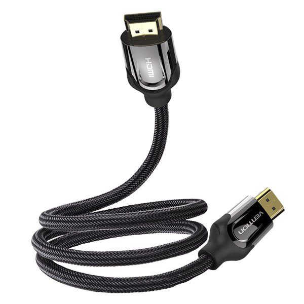 Vention VAA – B05 HDMI 2.0 3D Connection Cable 0.75m – Black 0.75M  |  Adatpers / Converters / Cables Adatpers / Converters / Cables Adatpers / Converters / Cables