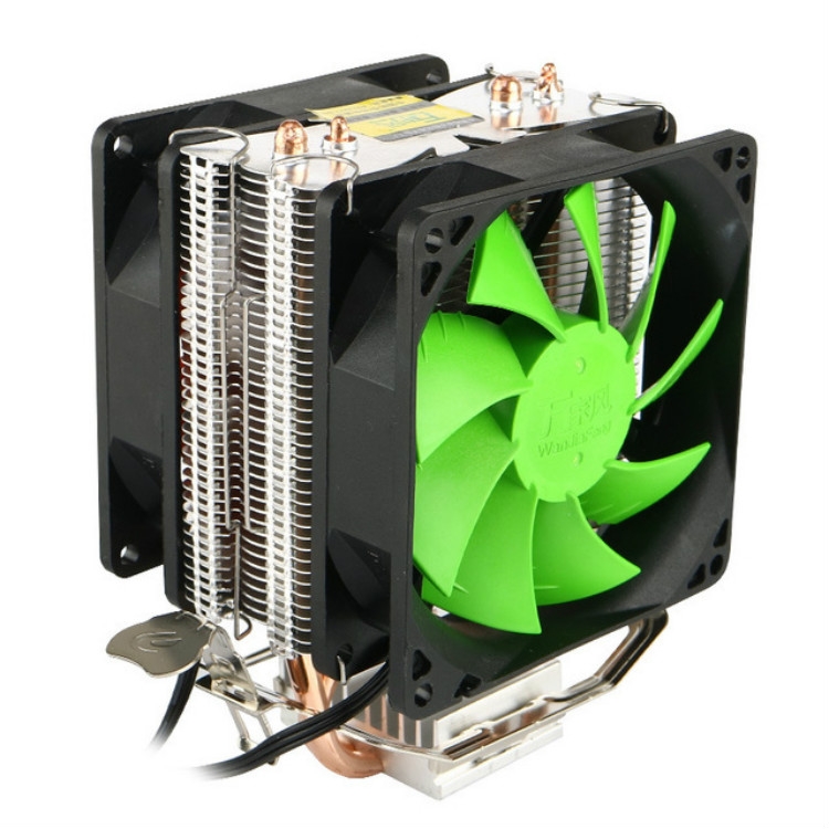 Wanjiafeng Kirin Dual Heat Pipe Dual Fan CPU Radiator  |  Cooling Pads Computer Accessories Cooling Pads