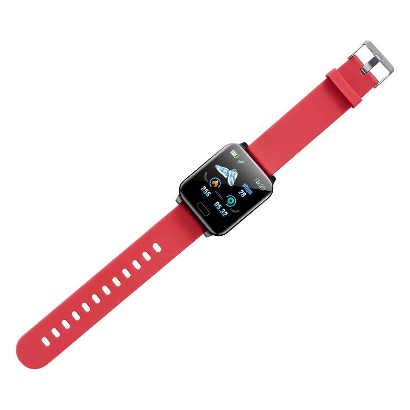 Y12 1.1 inch Screen Smart Bracelet, IP67 Waterproof, Support NFC/ Bluetooth Call/ Sleep Monitoring/ Heart Rate Monitoring/ Blood Pressure Monitoring (Red)  |  Smart Bracelets Smart Bracelets Smart Bracelets