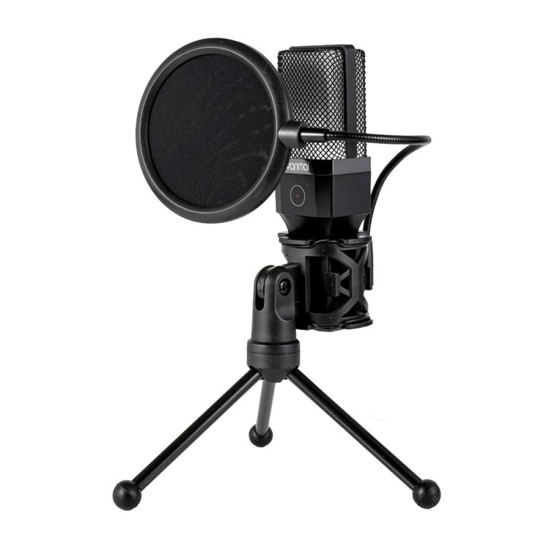 Yanmai X1R E-Sports Gaming Desktop Microphone with RGB Light & Blowout Net  |  Microphones Computer Accessories Microphones