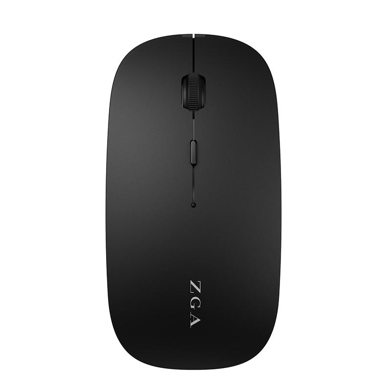 ZGA Chinchilla Dual Mode Wireless 2.4G + Bluetooth 5.0 Mouse (Black)  |  Wireless Mice Computer Accessories Wireless Mice