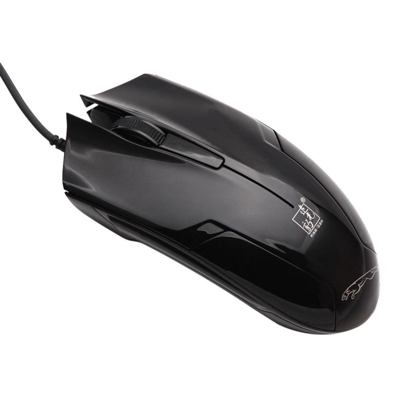 ZGB 119 USB Universal Wired Optical Gaming Mouse, Length: 1.45m (Jet Black) – 119 Jet Black  |  Wired Mice Computer Accessories Wired Mice