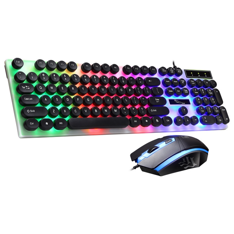 ZGB G21 Luminous Wired Keyboard + Mouse Set (Black) – G21 (Black)  |  Wired Keyboards Computer Accessories Wired Keyboards