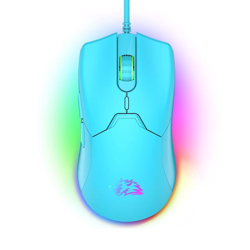 ZIYOU LANG M6 7 Keys 7200DPI Macro Programming Game RGB Backlight Mouse, Cable Length: 1.5m (Blue) – M6 Blue  |  Wired Mice Computer Accessories Wired Mice