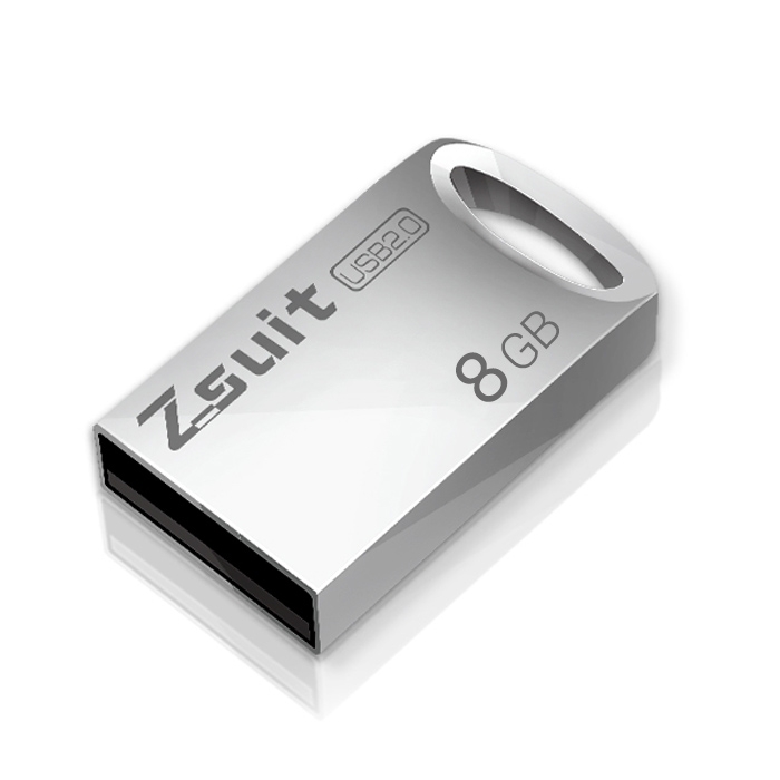 Zsuit 8GB USB 2.0 Mini Metal Ring Shape USB Flash Disk  |  USB Flash Memory Computer Accessories USB Flash Memory