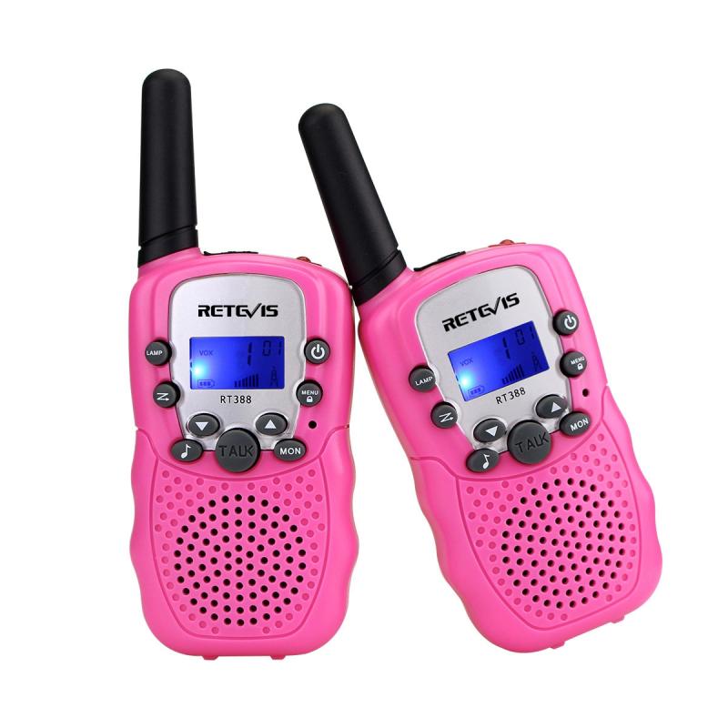 1 Pair RETEVIS RT388 0.5W EU Frequency 446MHz 8CHS Handheld Children Walkie Talkie (Pink)  |  Kid Walkie Talkies Kid Walkie Talkies Kid Walkie Talkies