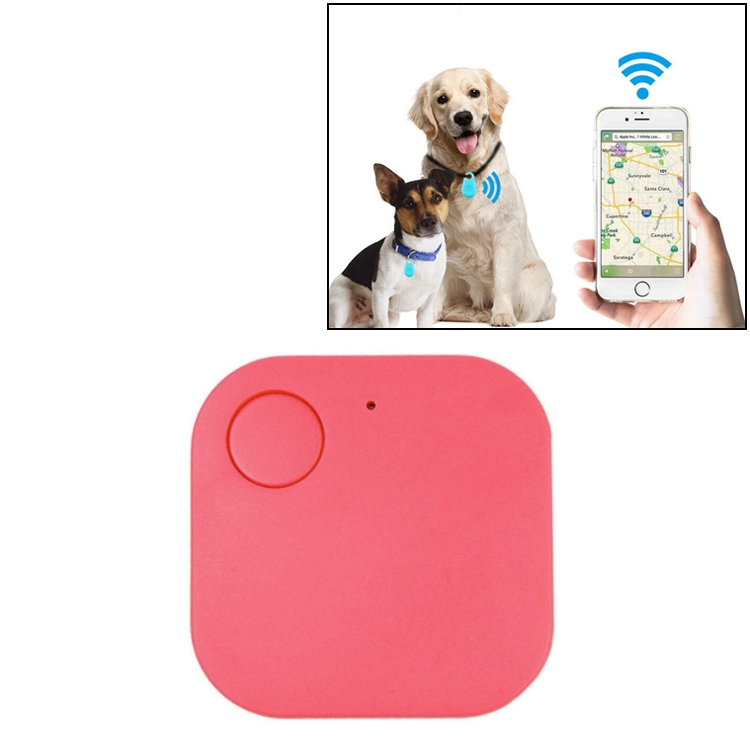 Portable Mini Square Anti Lost Device Smart Bluetooth Remote Anti Theft Keychain Alarm (Pink)  |  Anti-lost Alarm Anti-lost Alarm Anti-lost Alarm