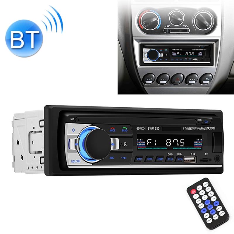 SWM-530 12V Universal Car Dual USB Charger Radio Receiver MP3 Player, Support FM & Bluetooth with Remote Control  |  Car MP4 MP5 Players Car Electronics Car MP4 MP5 Players