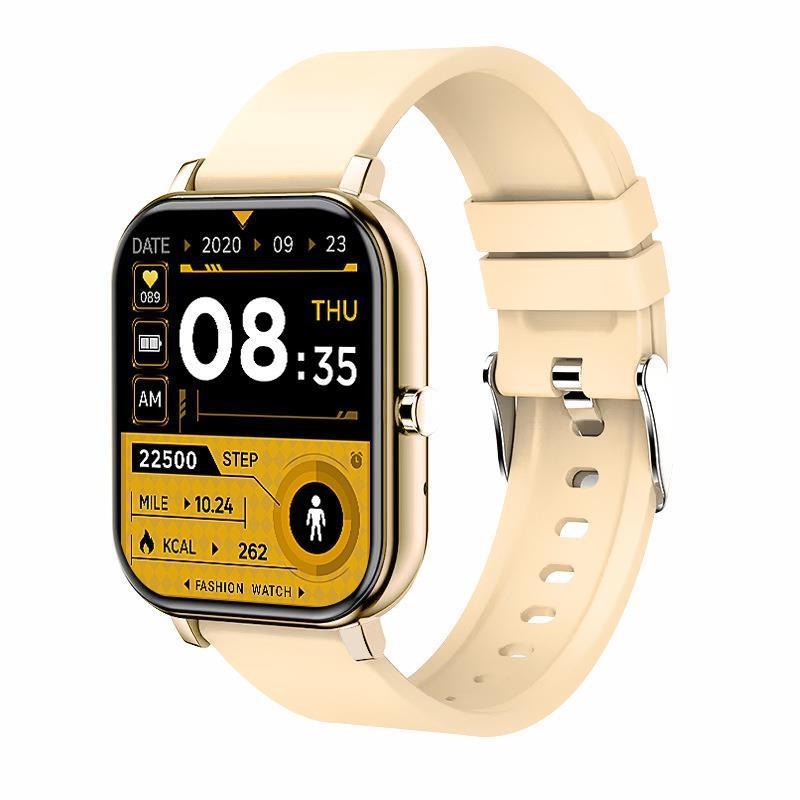 H10 1.69 inch Screen Bluetooth Call Smart Watch, Support Heart Rate/Blood Pressure/Sleep Monitoring, Color: Yellow  |  Smart Bracelets Smart Bracelets Smart Bracelets