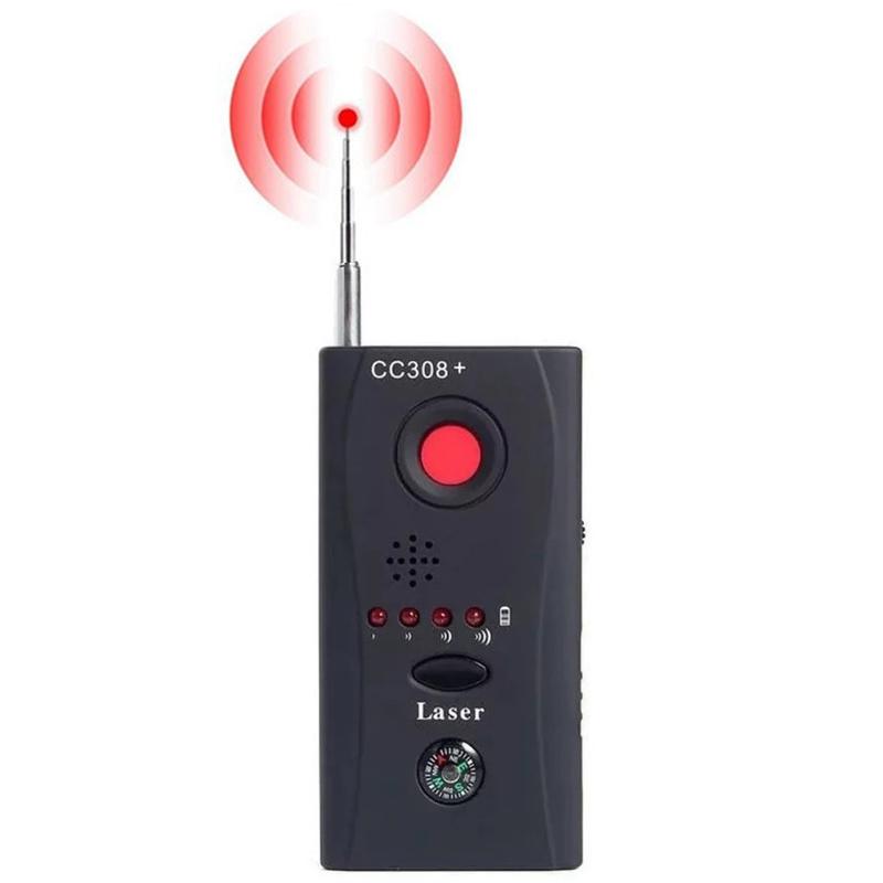 CC308+ Multi-Detector Full-Range All-Round Detector For Hidden Mini Camera / IP Lens/ GMS / RF Signal Detector Finder (Black) – CC308+ Detector  |  RF Signal Detector RF Signal Detector RF Signal Detector