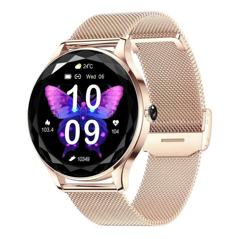 NX23 Pro 1.27 inch Color Screen Smart Watch, Support Bluetooth Call / Heart Rate Monitoring (Gold)  |  Smart Watches Smart Watches Smart Watches